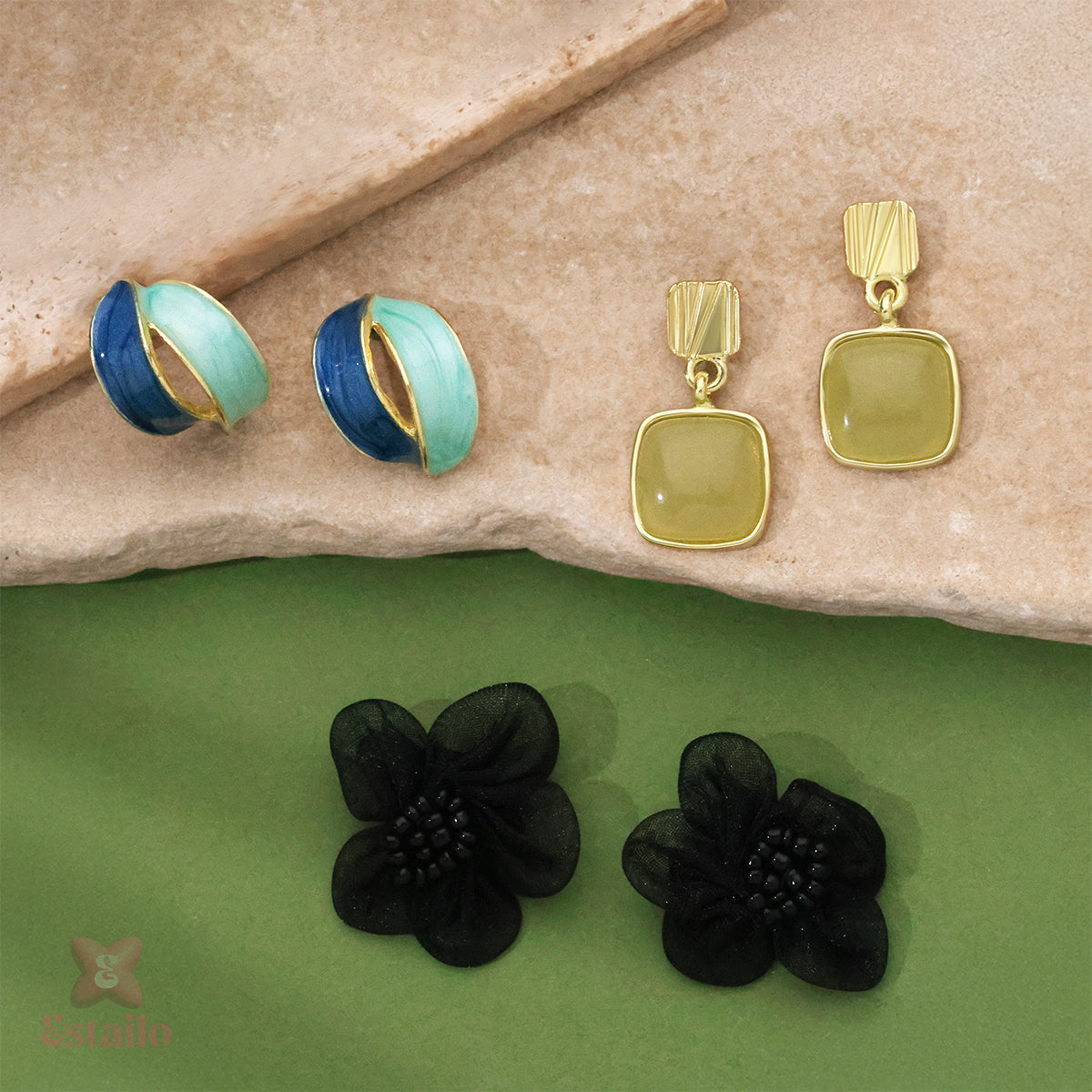 Minimal Stud Combo Set