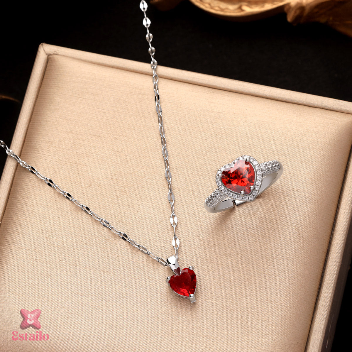 Ruby Heart Set