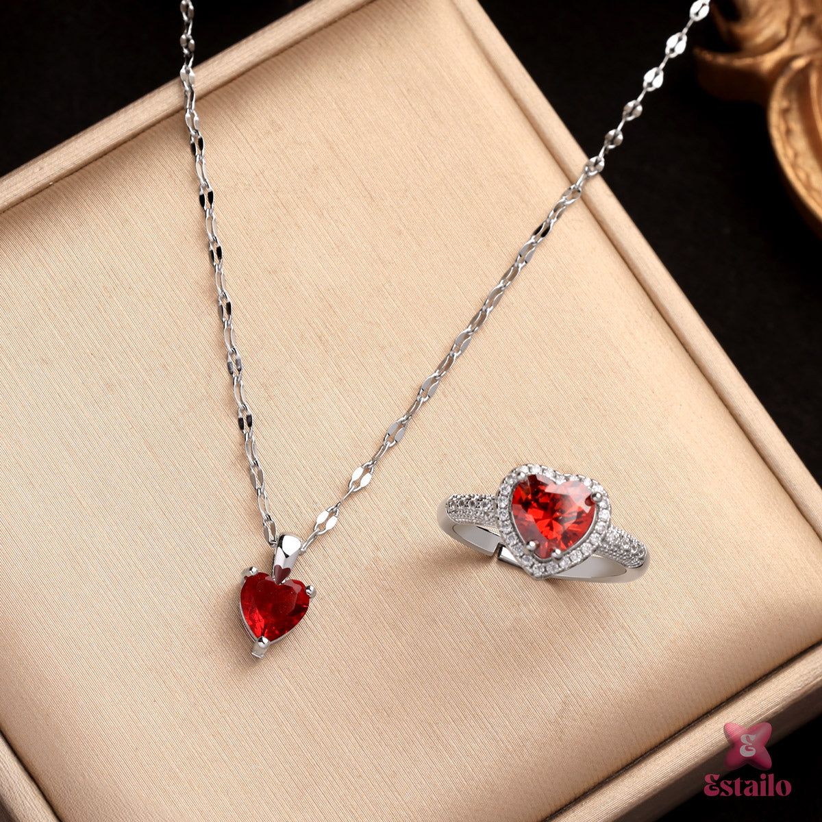 Ruby Heart Set