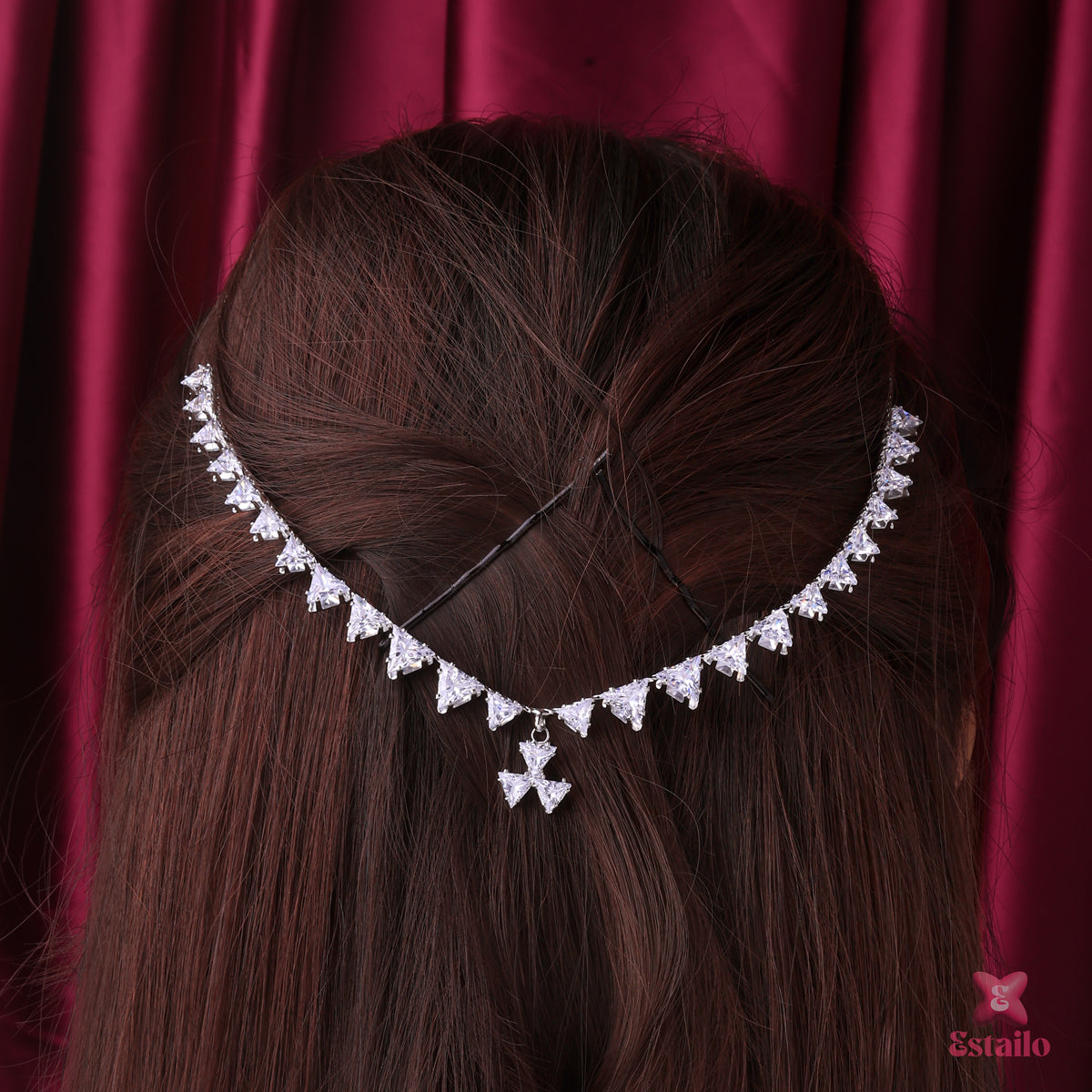Serene Sparkle Solitaire Hair Accessories