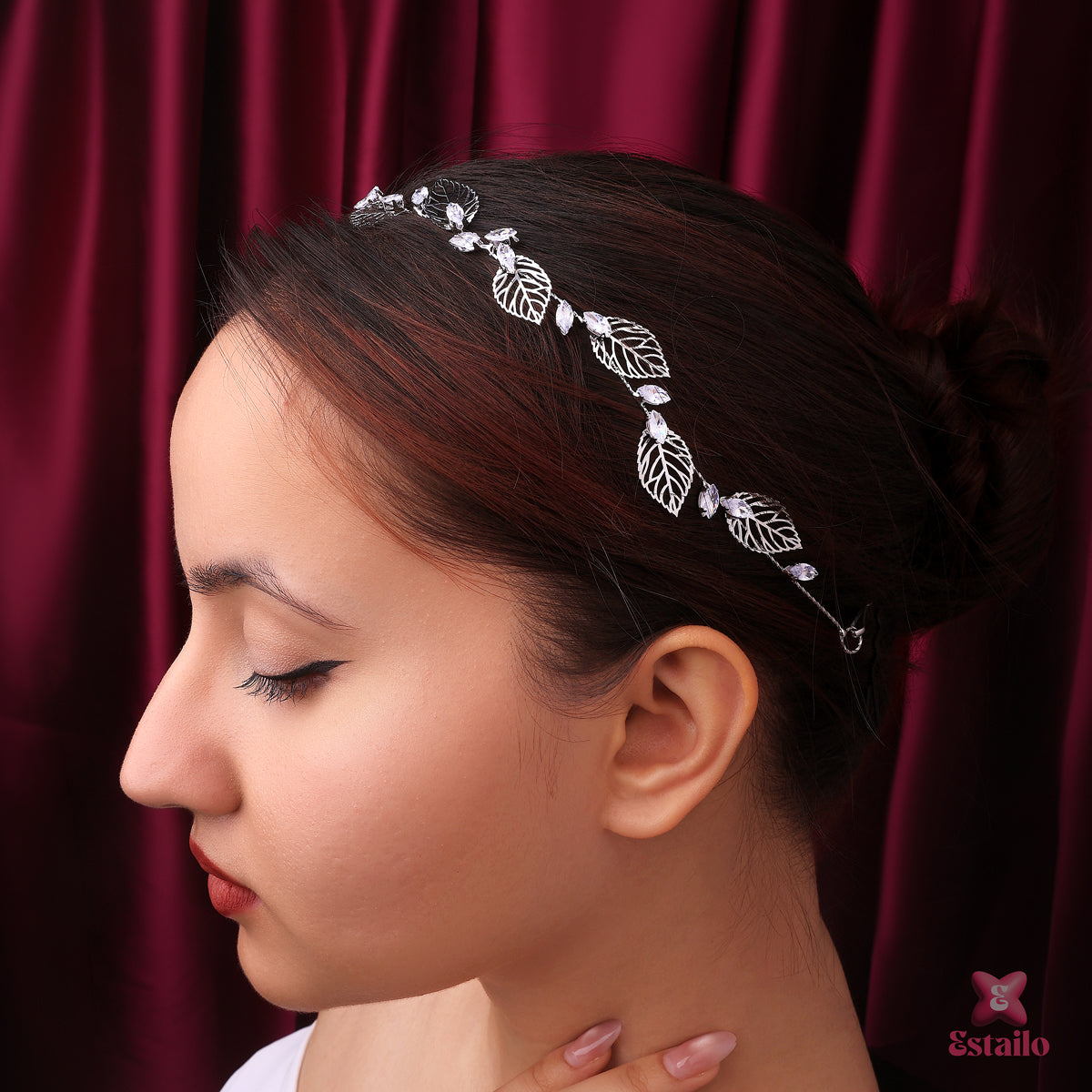 Dainty Rhinestone Solitaire Hair Accessories