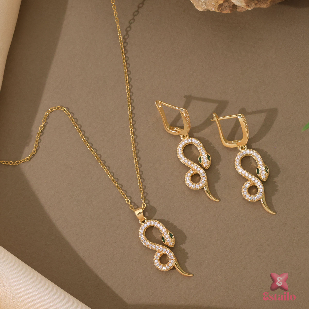 Mystic Serpent Necklace Set