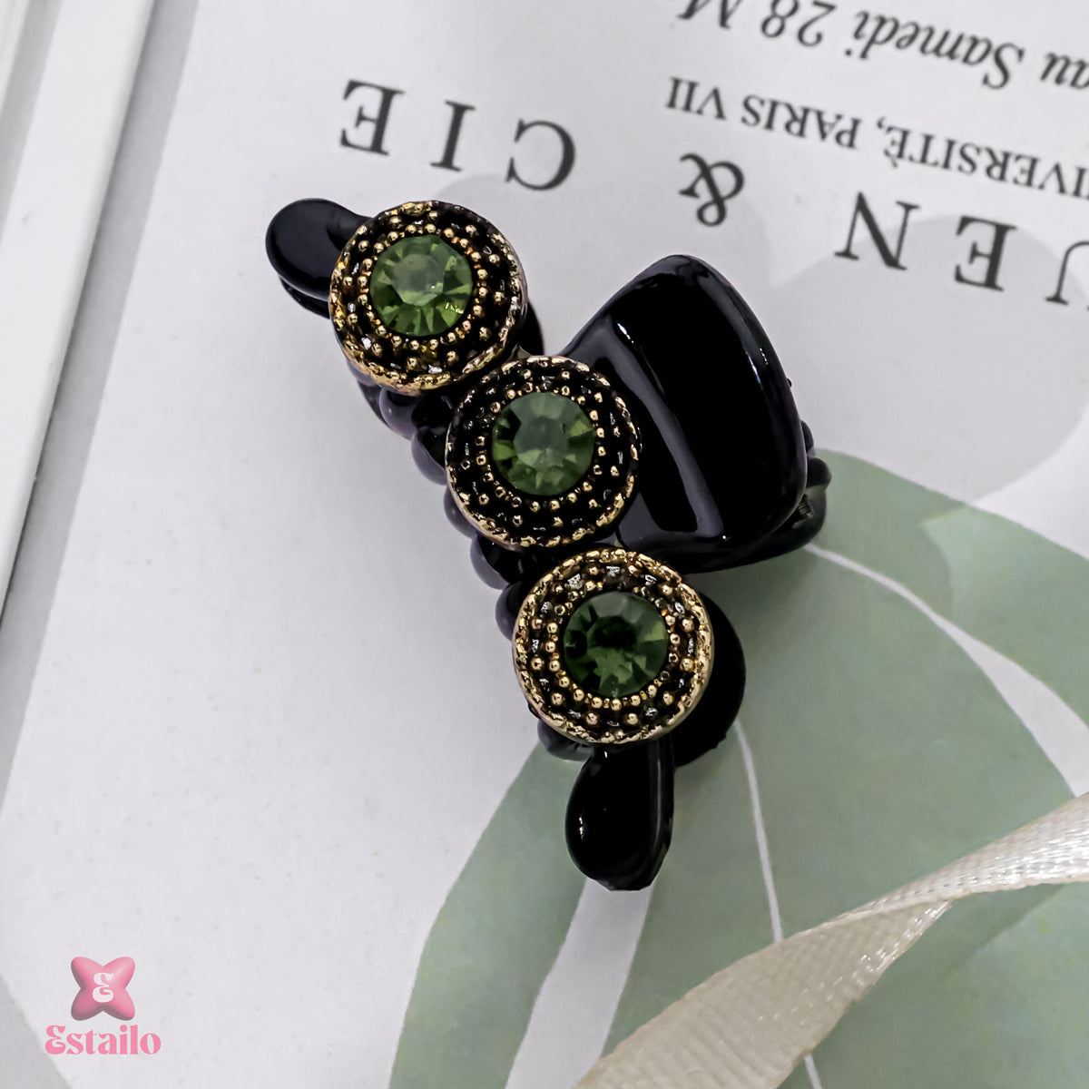 Black & Green Crystal Claw (Small)