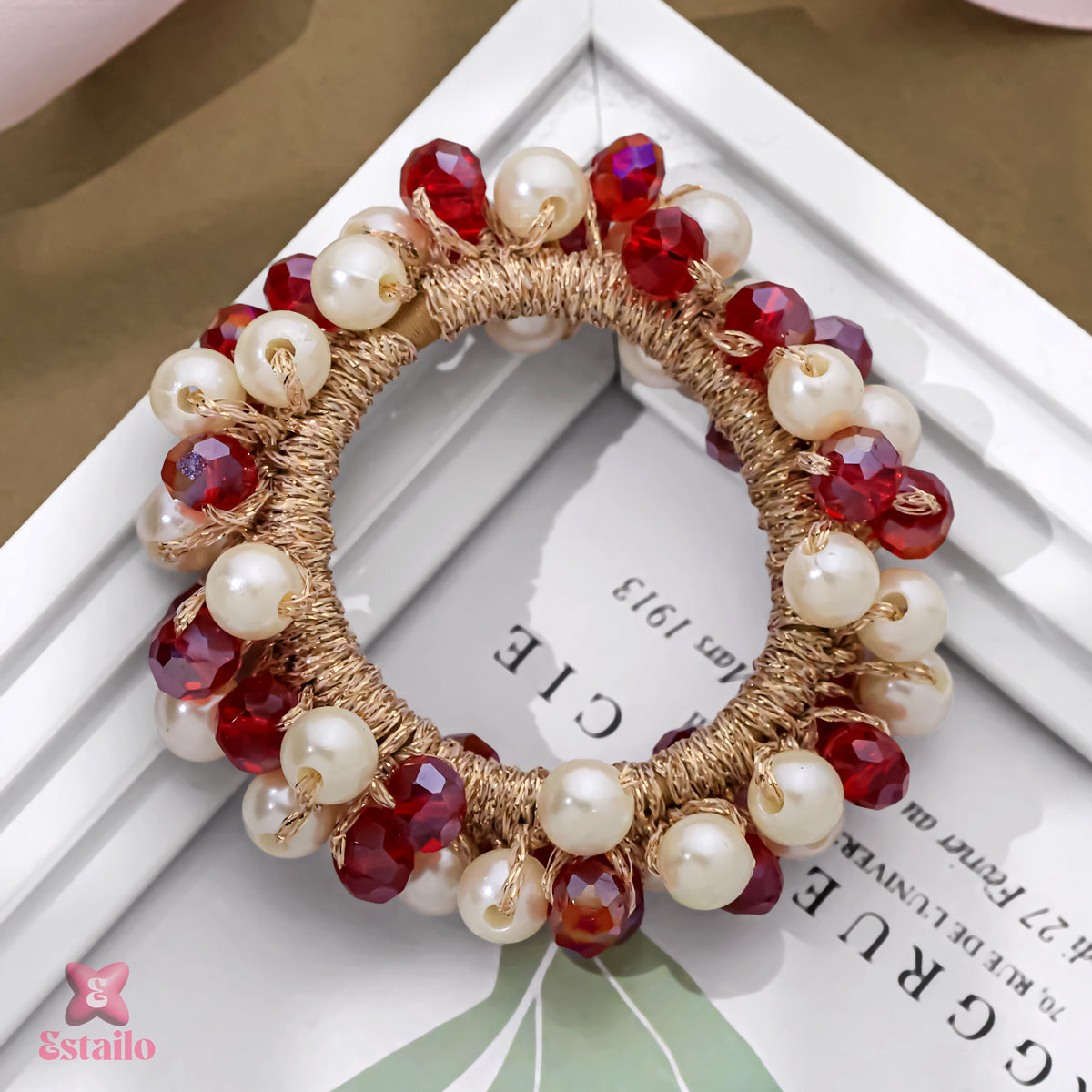 Chic Berry Bead Ties