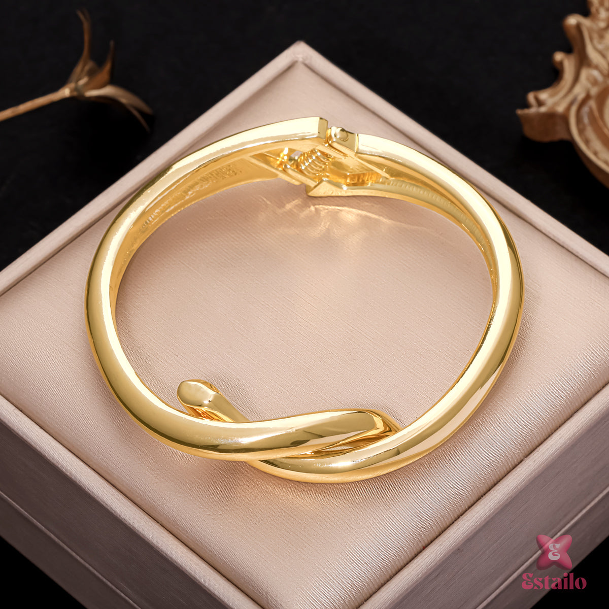 Sunlit Elegance Cuff Bracelet