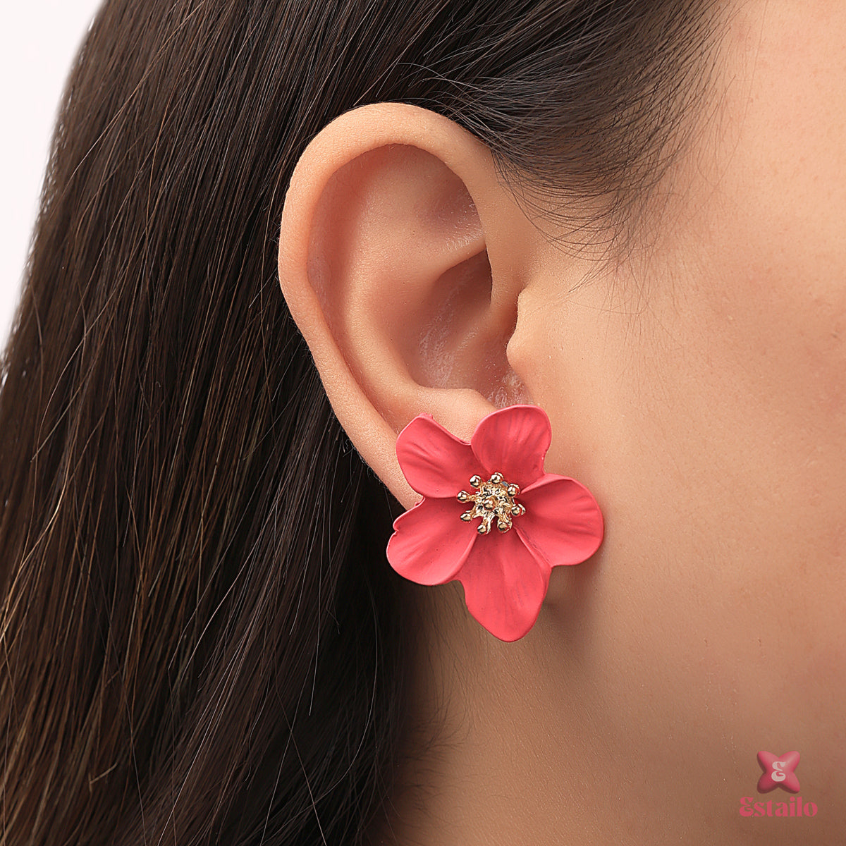 Dazzle Flower Stud Earring