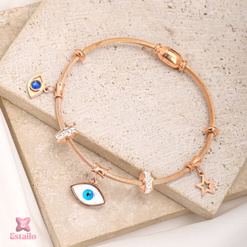 Rose Gold Gaze Bracelet