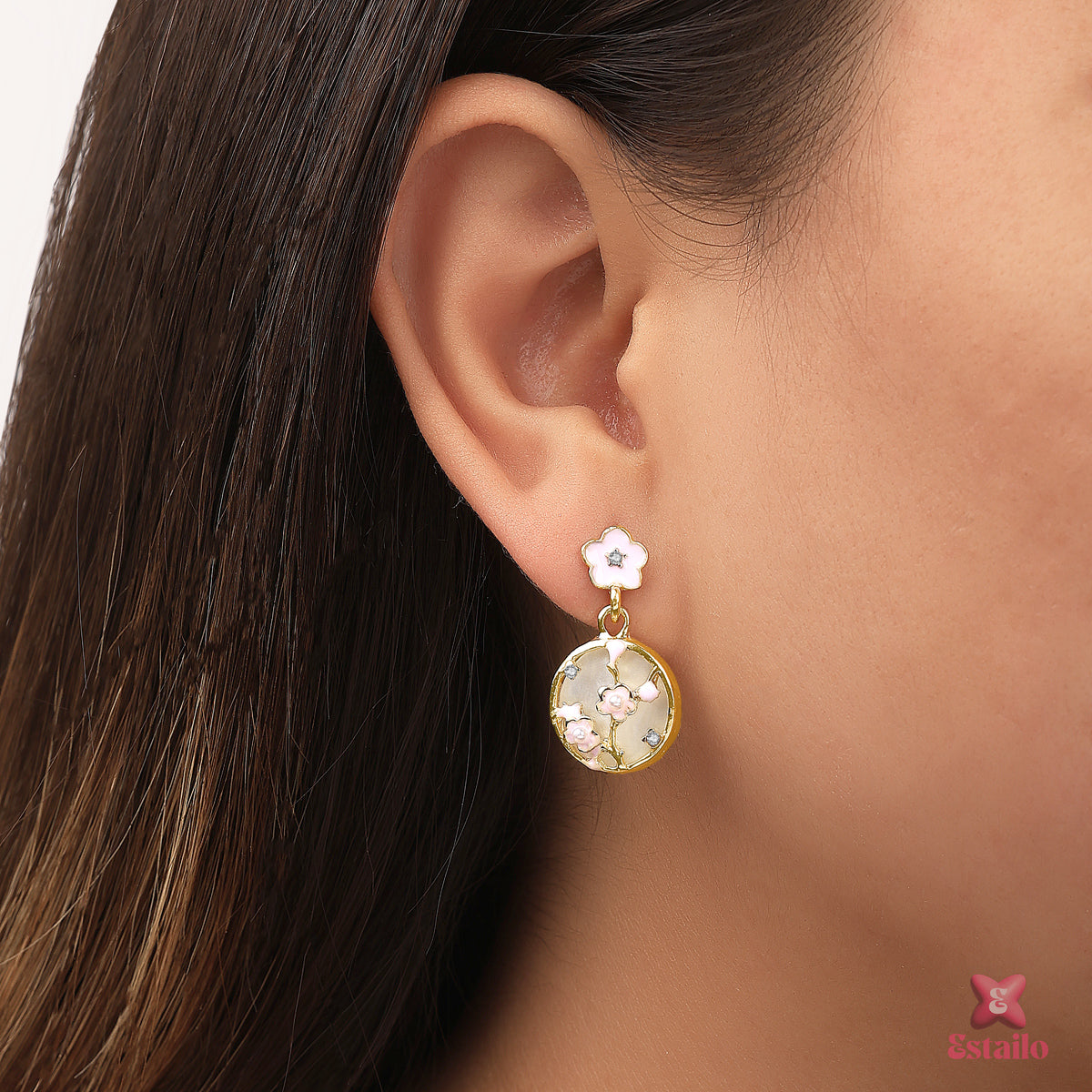 Lover’s Knot Floral Earring