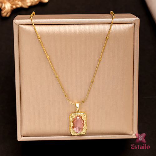 Aurora Pink Necklace