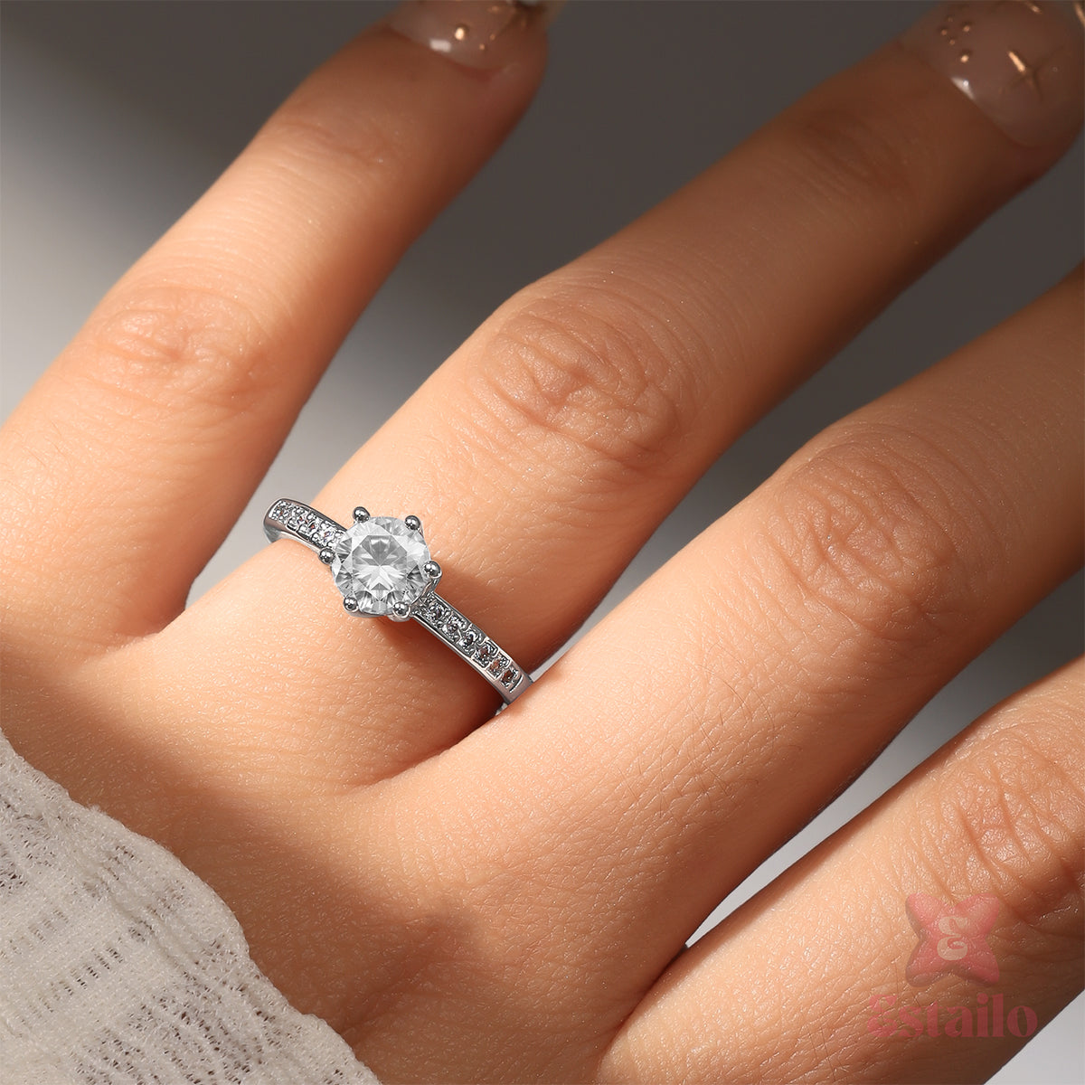 Glowdrop Stone Ring