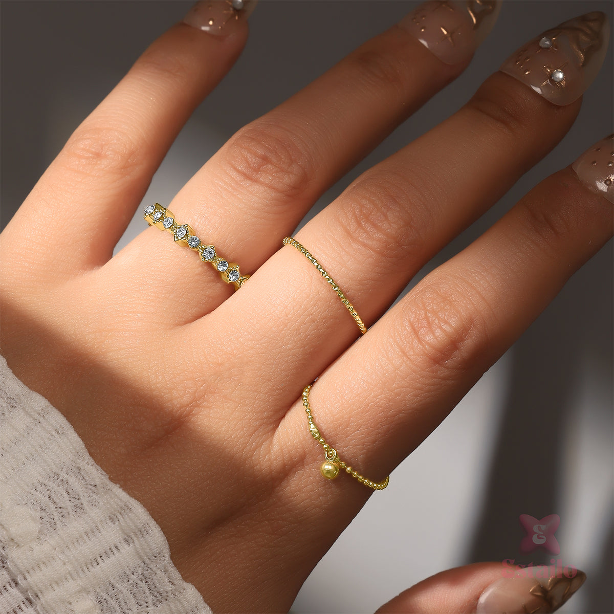 Infinity Link Duo Ring