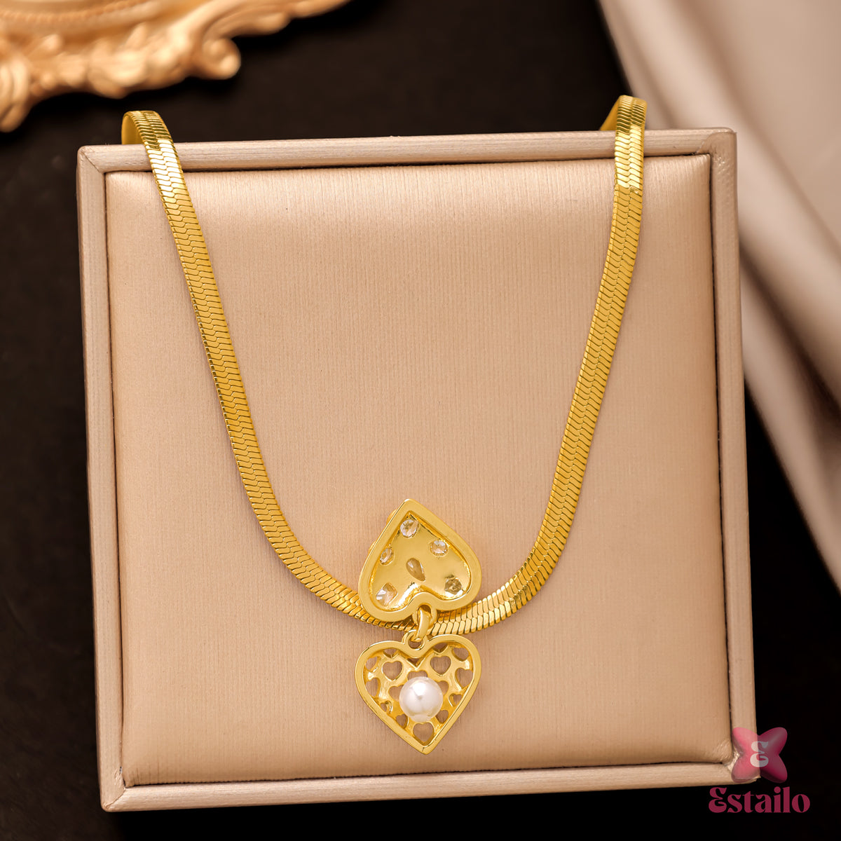 Glimmering Love Necklace