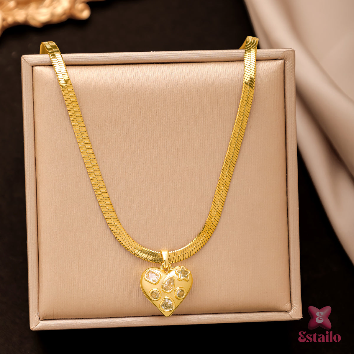 Glimmering Love Necklace
