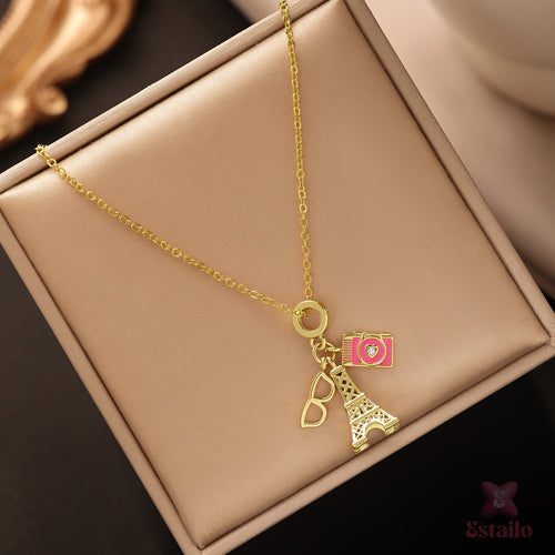 Paris Memory Charm Necklace
