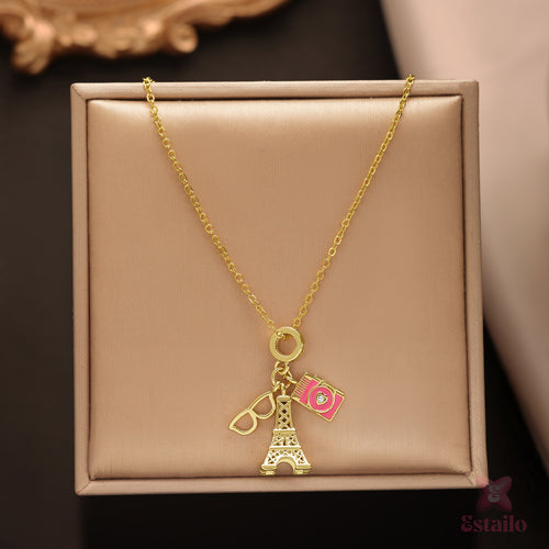 Paris Memory Charm Necklace