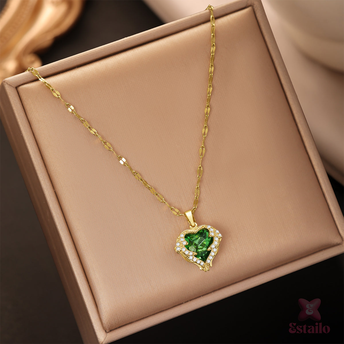 Emerald Heart Radiance Necklace