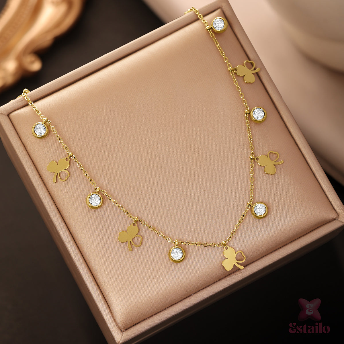 Whimsical Glimmer Strand Necklace