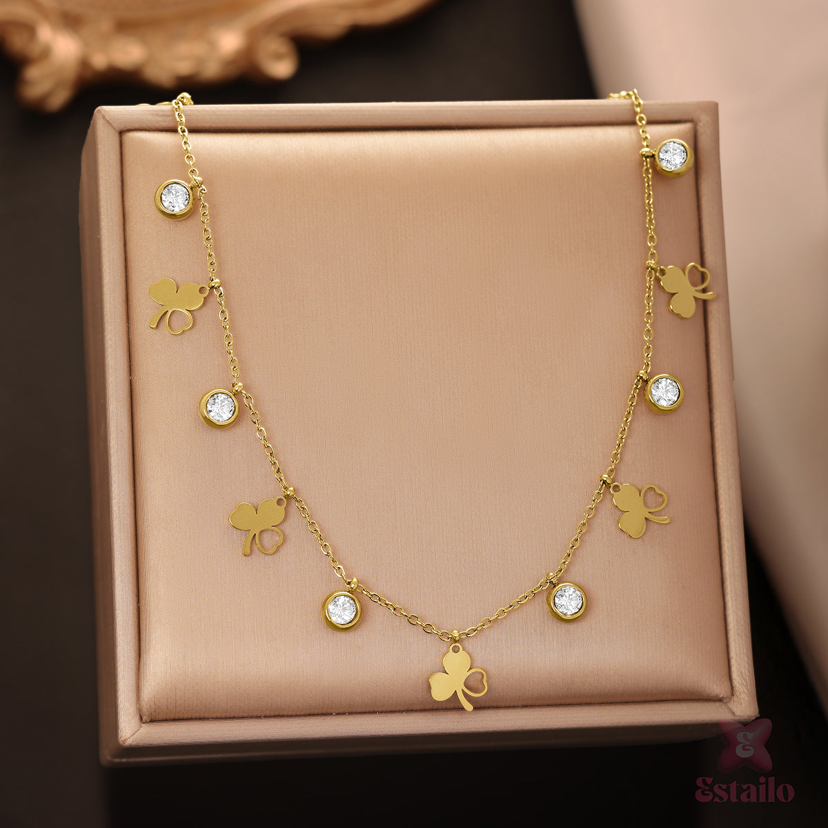 Whimsical Glimmer Strand Necklace