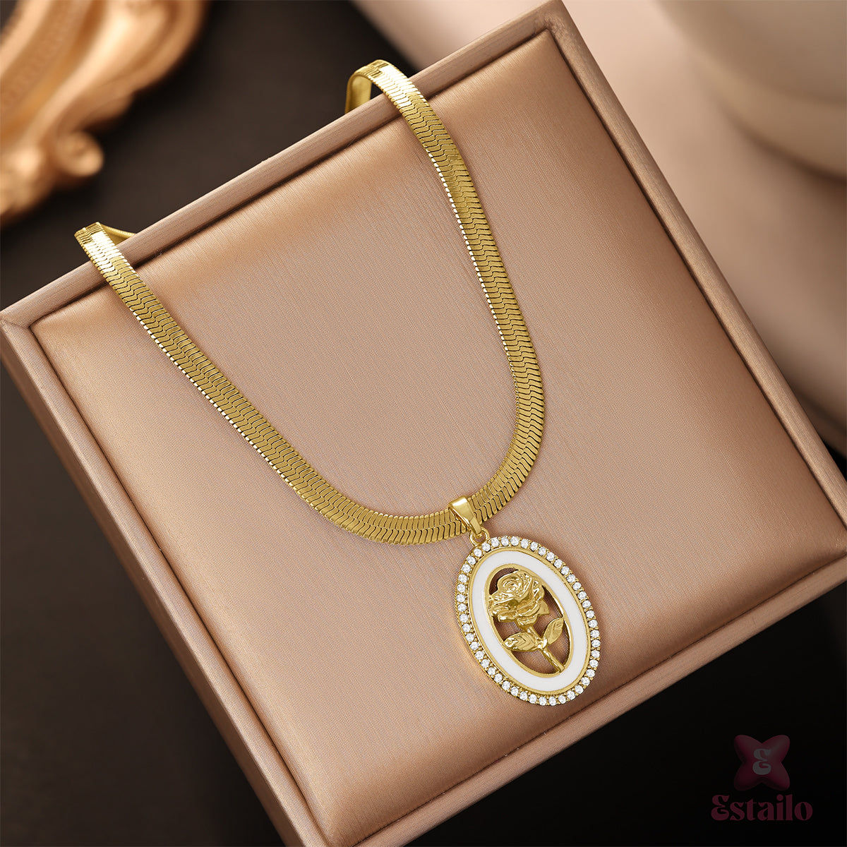 Rose Serenity Necklace