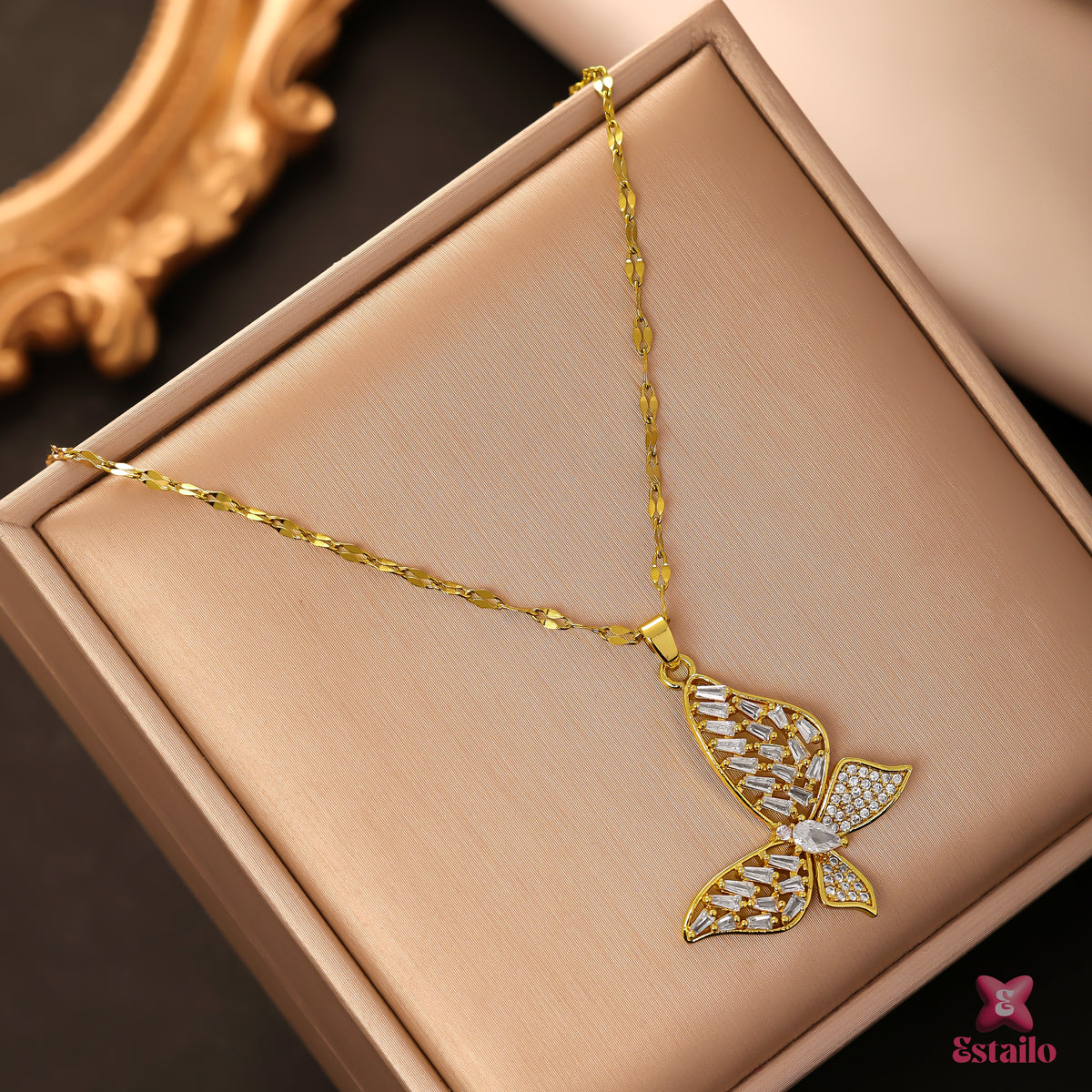 Gilded Wings Necklace