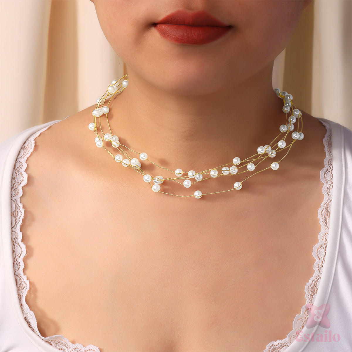 Boho-Chic Pearl Necklace