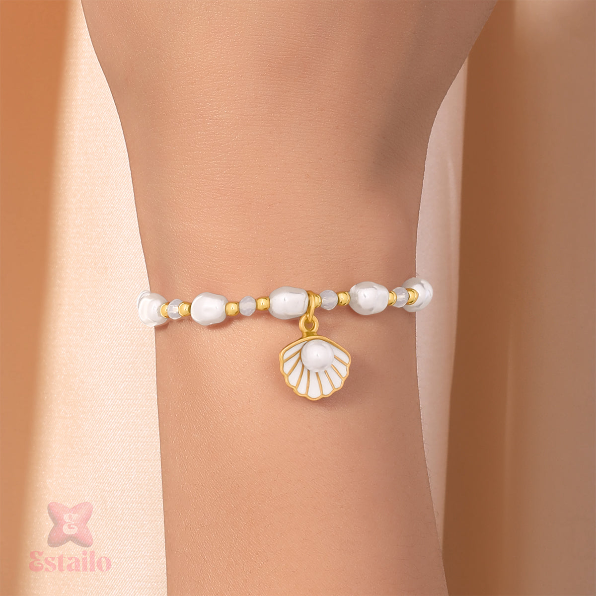 Ivory Tide Shell  Bracelet