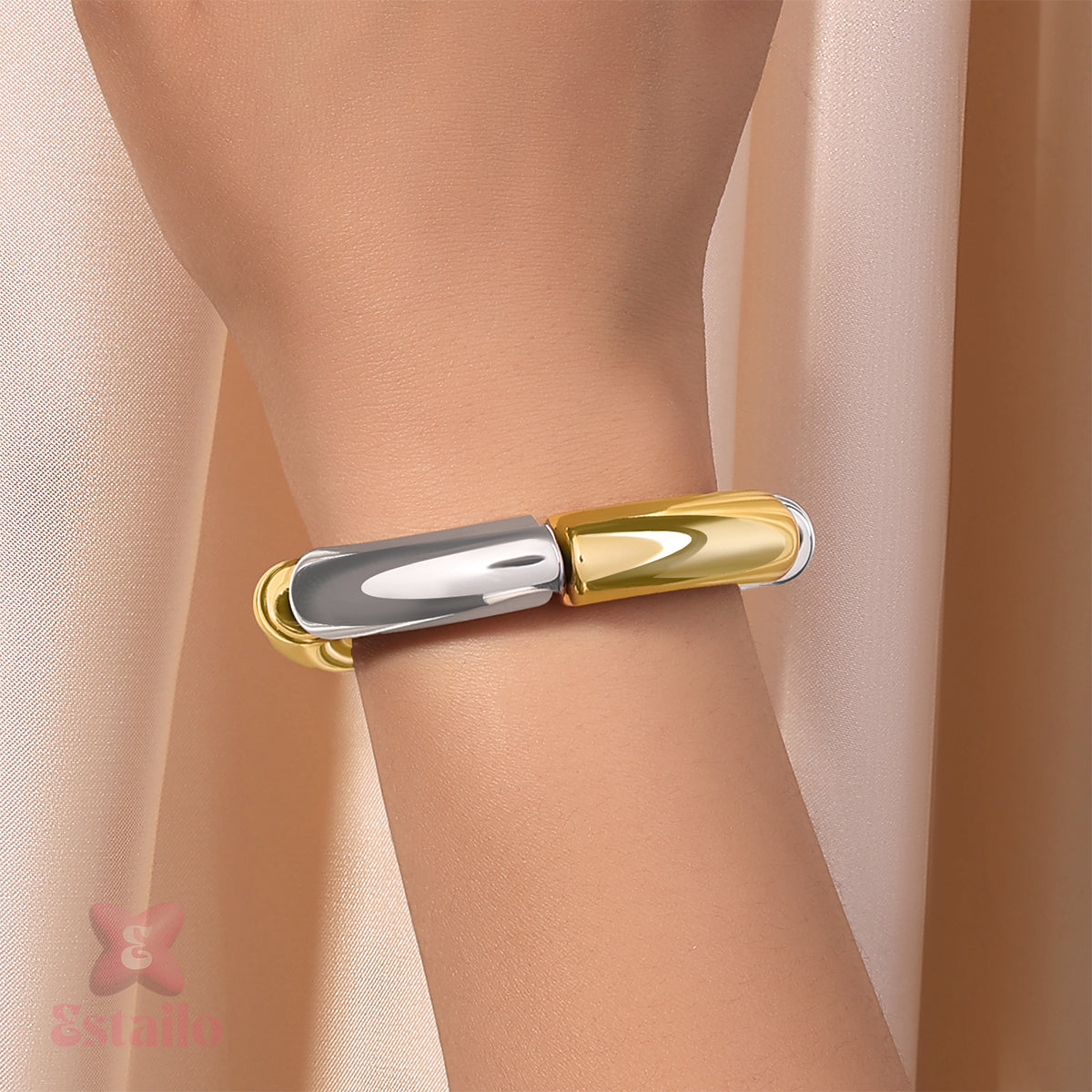 Two-Tone Harmony Bracelet