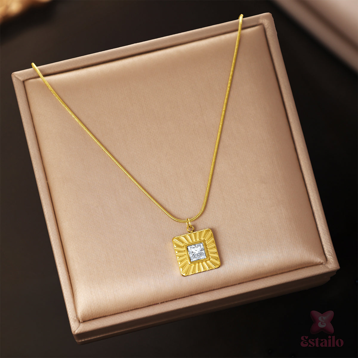 Luminous Medallion Necklace