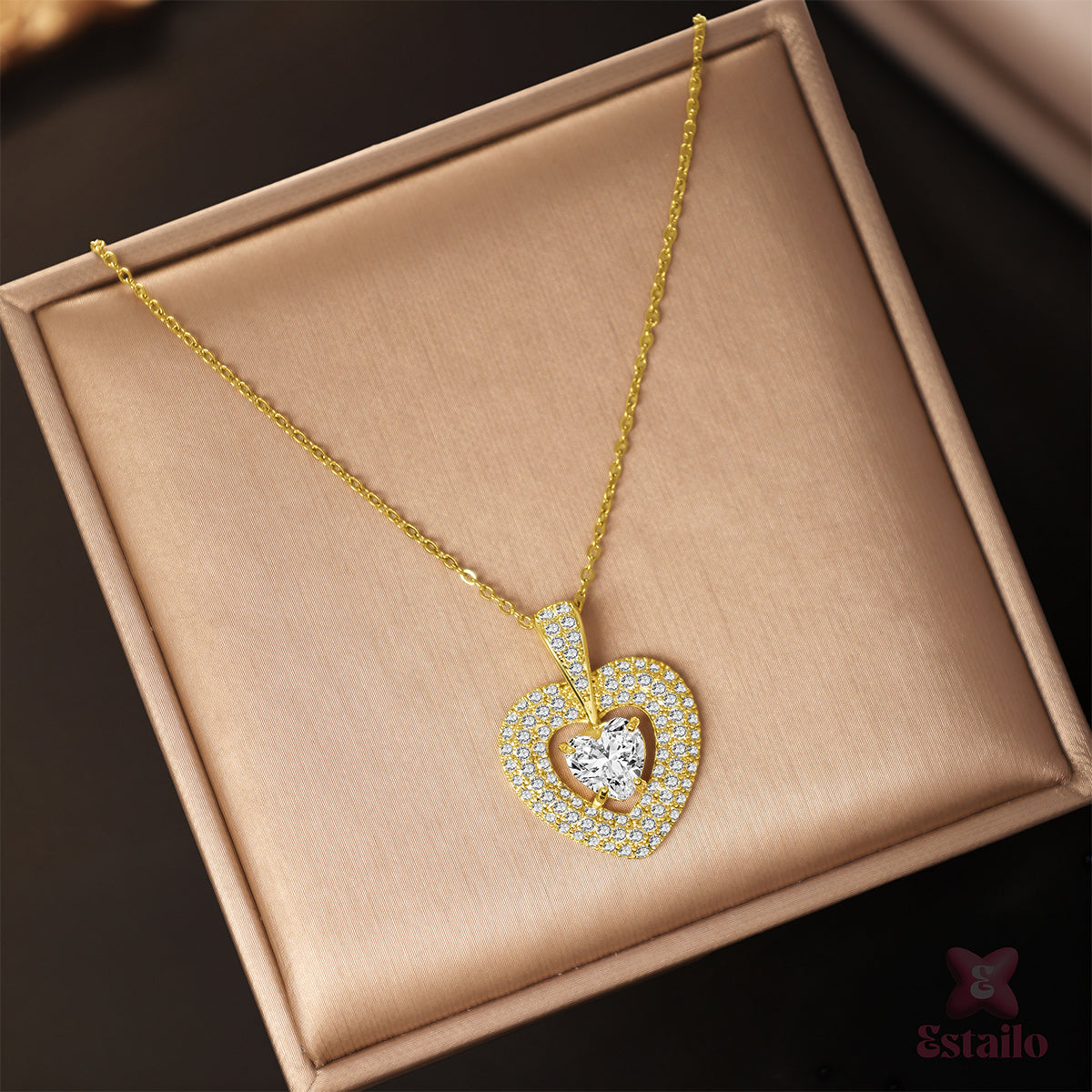 Love's Locket Charm Necklace