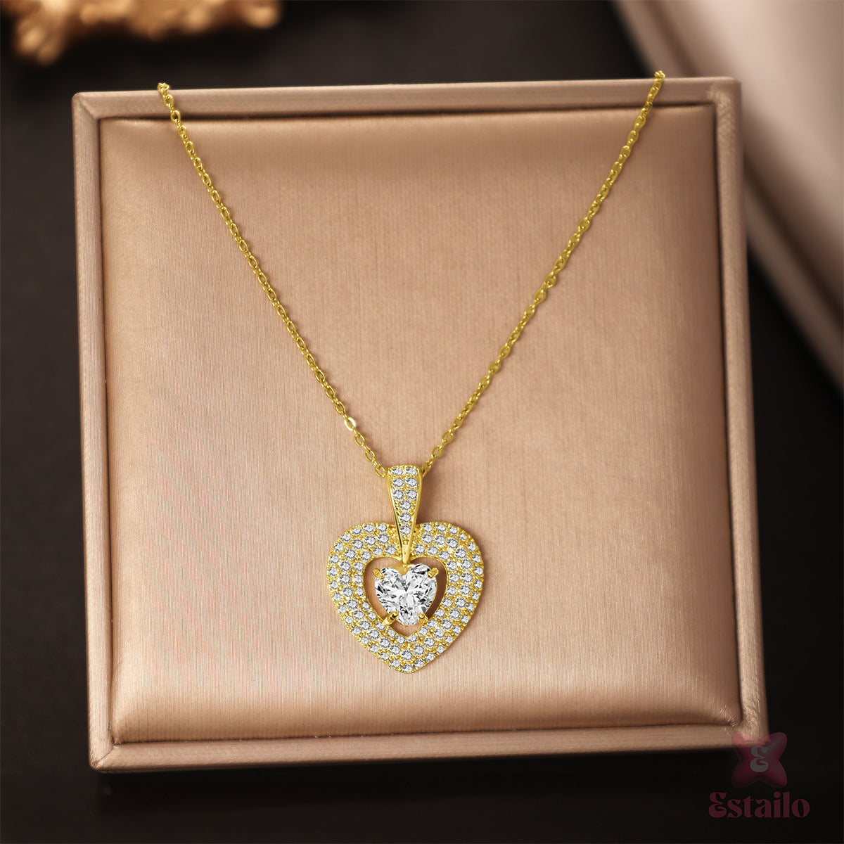 Love's Locket Charm Necklace