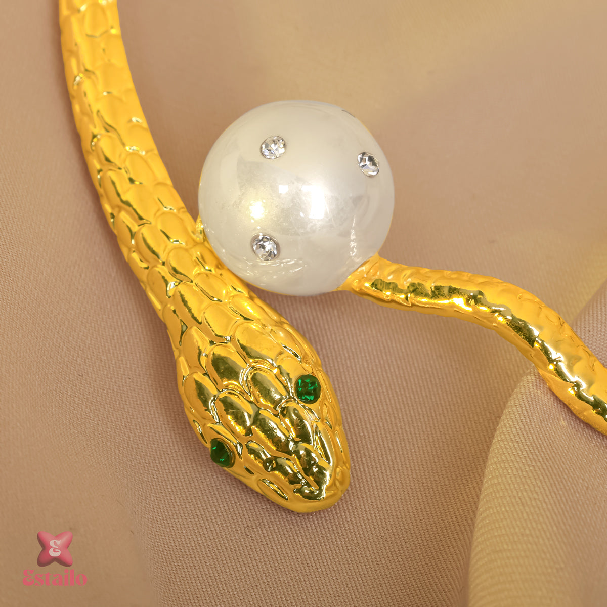 Mystic Snake Pearl Necklace