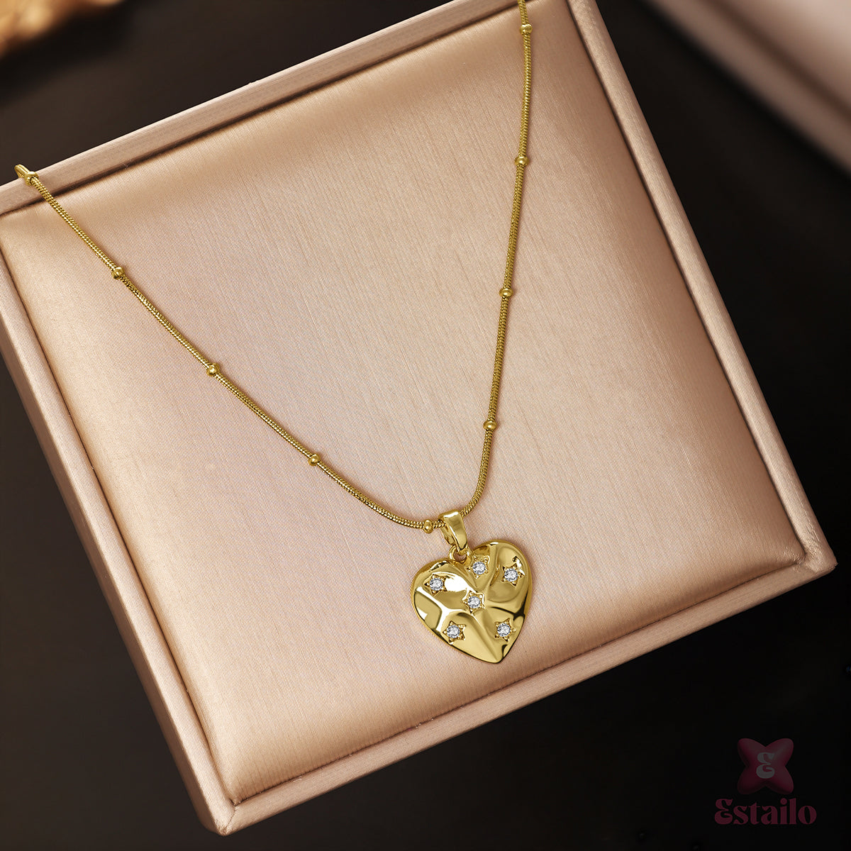 Delicate Embrace Heart Necklace