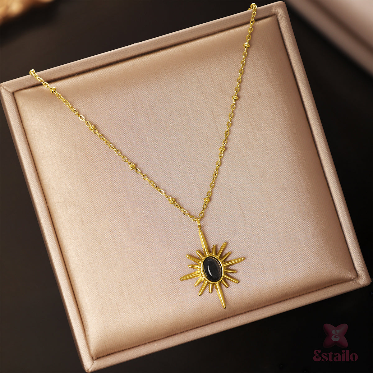 Celestial Sunburst Necklace