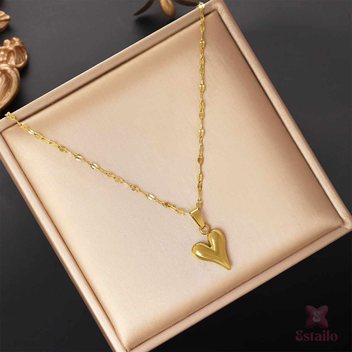 Gilded Heart Essence Necklace