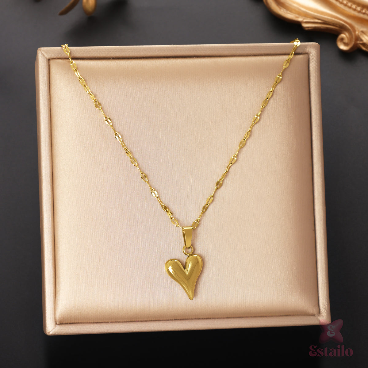 Gilded Heart Essence Necklace