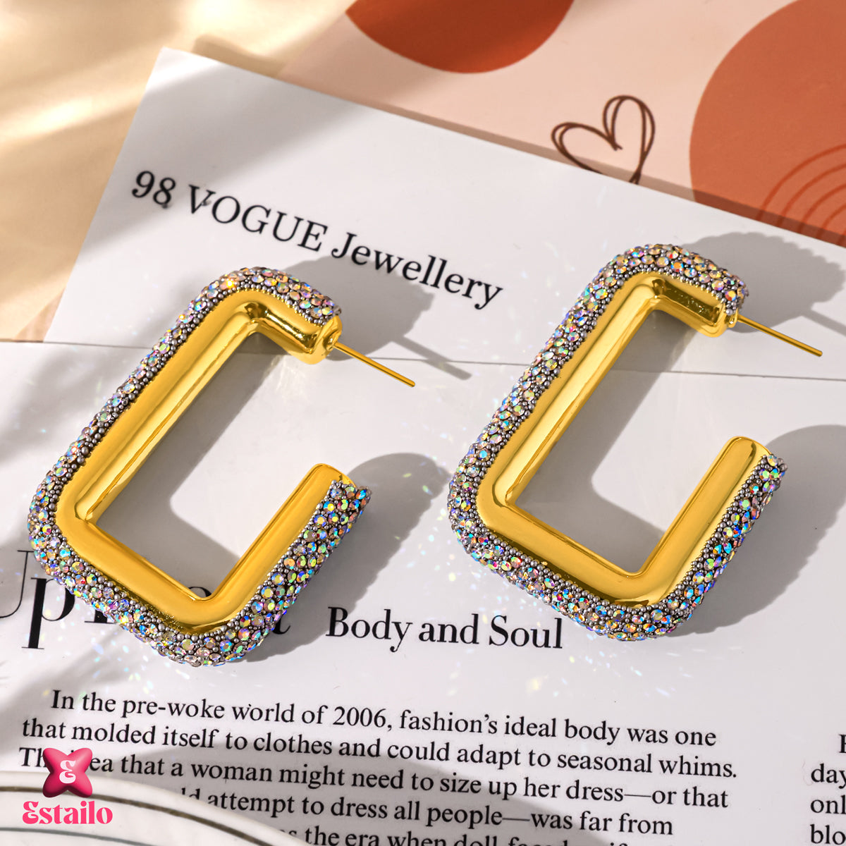 Geometric Hoop Earrings