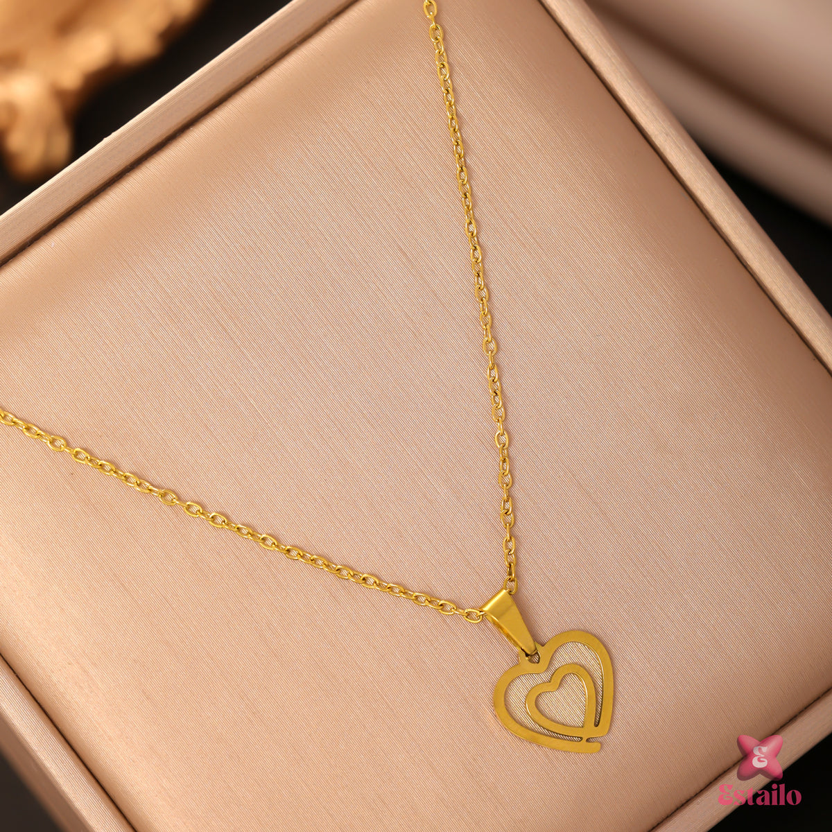 Twin Heart Necklace
