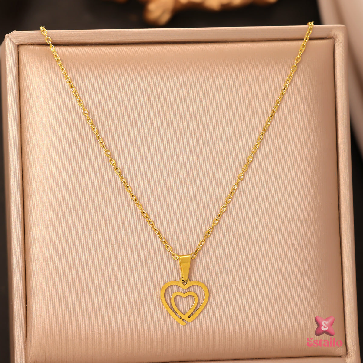Twin Heart Necklace