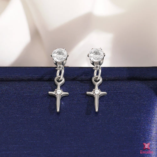 Starlight Cross Cascades Earrings