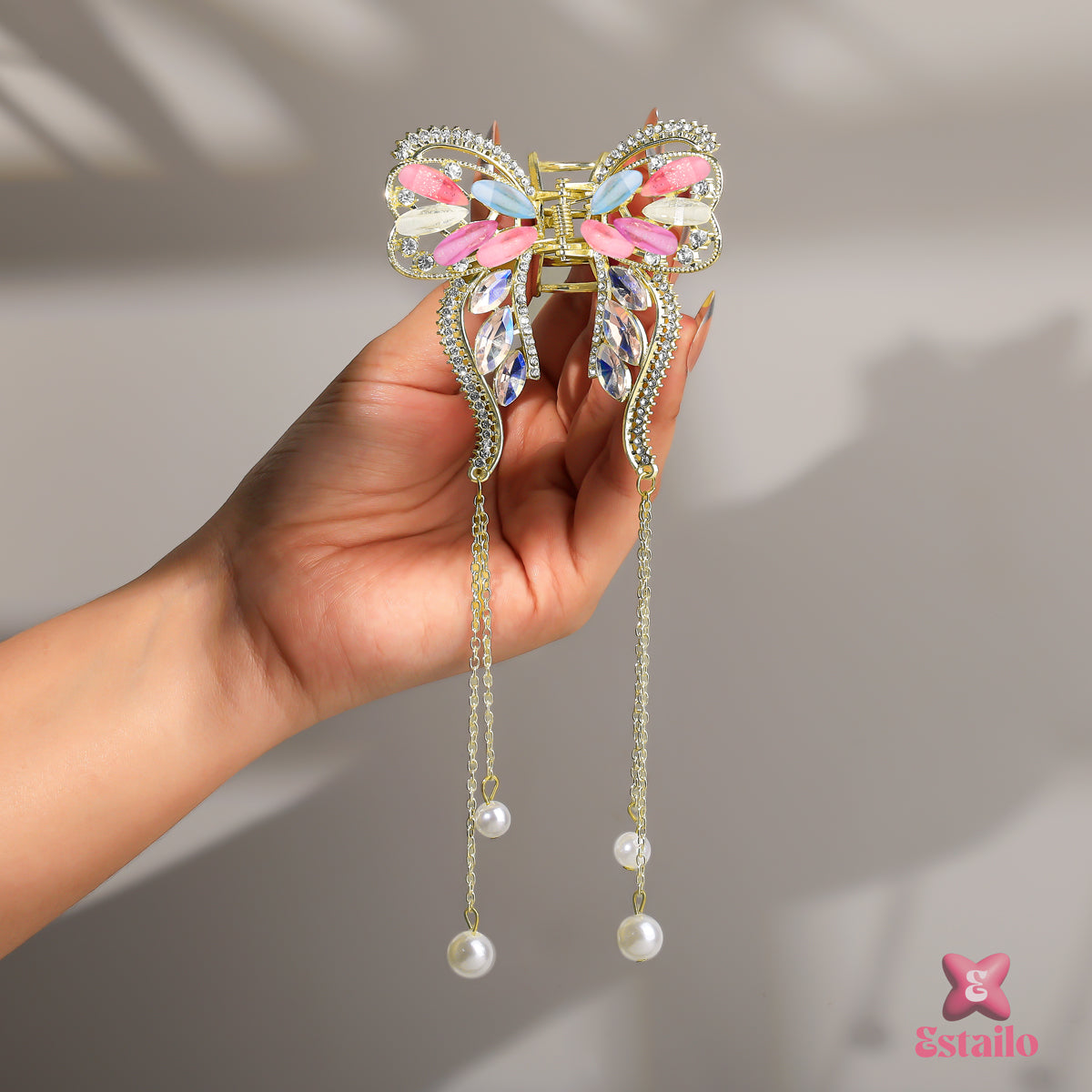 Luminous Flutter Hair Claw