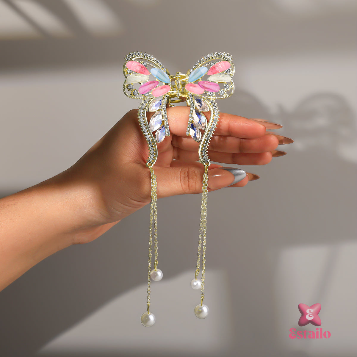 Luminous Flutter Hair Claw