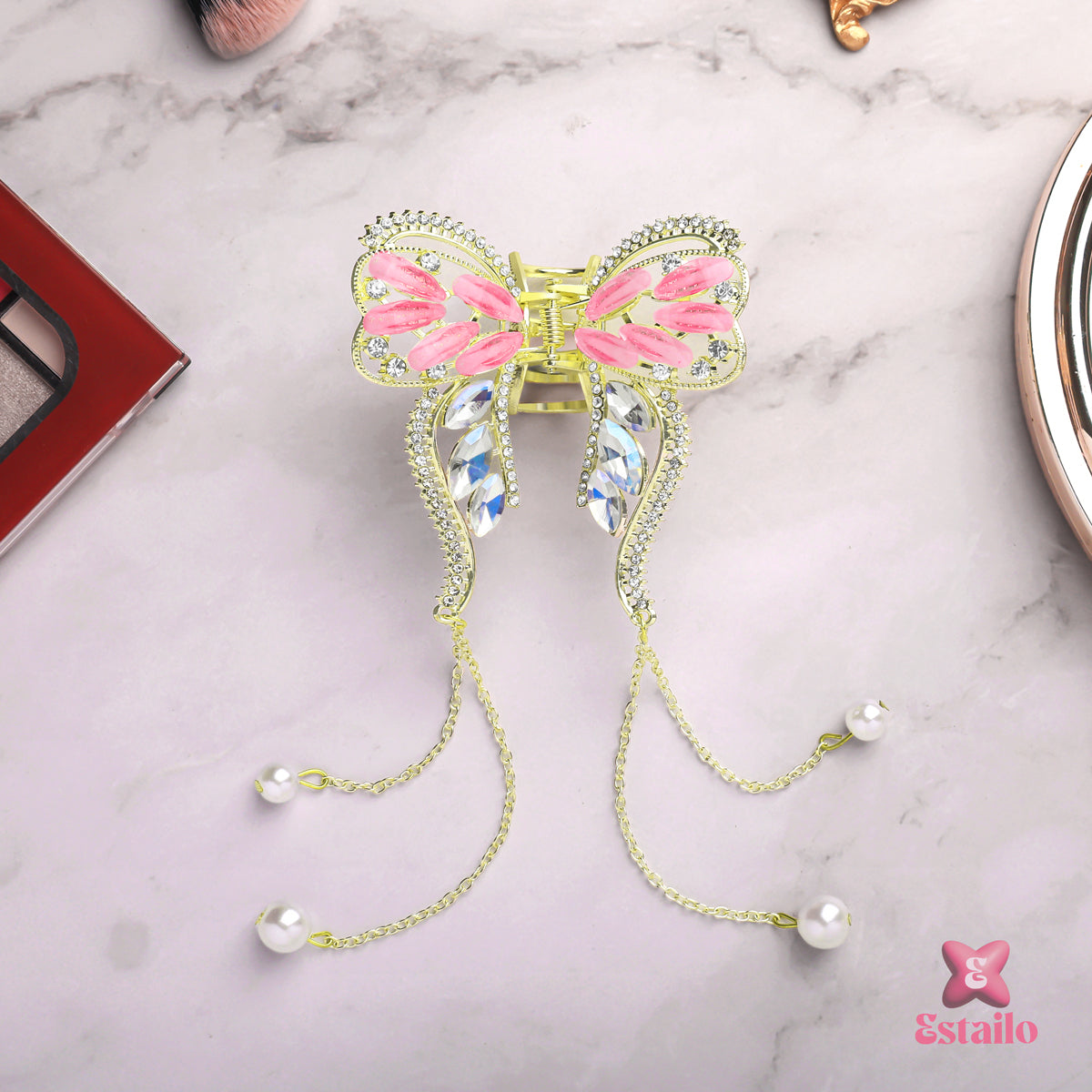 Dazzling Drape Hair Claw