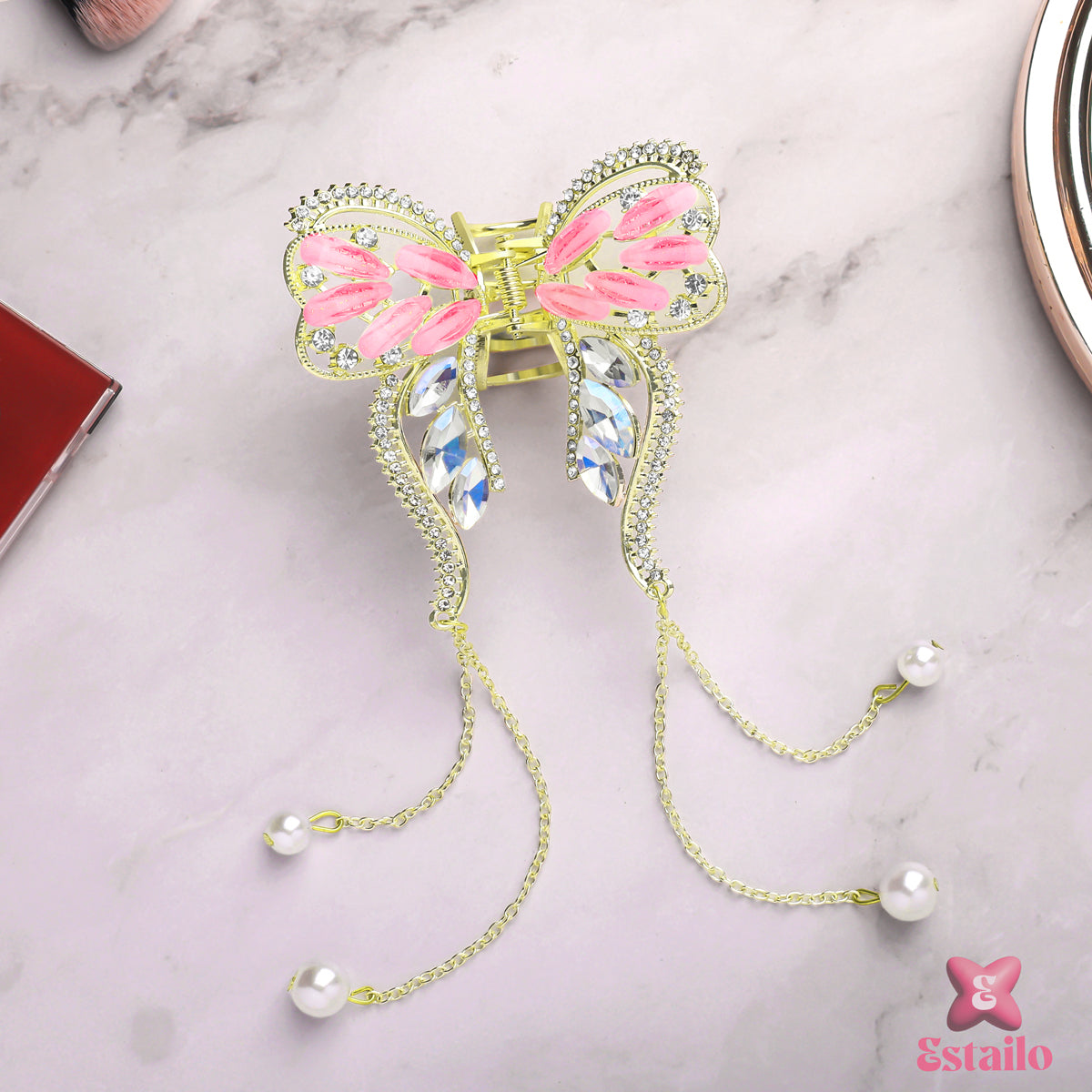 Dazzling Drape Hair Claw