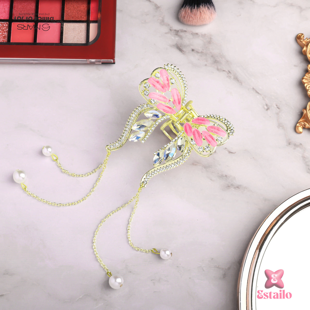 Dazzling Drape Hair Claw