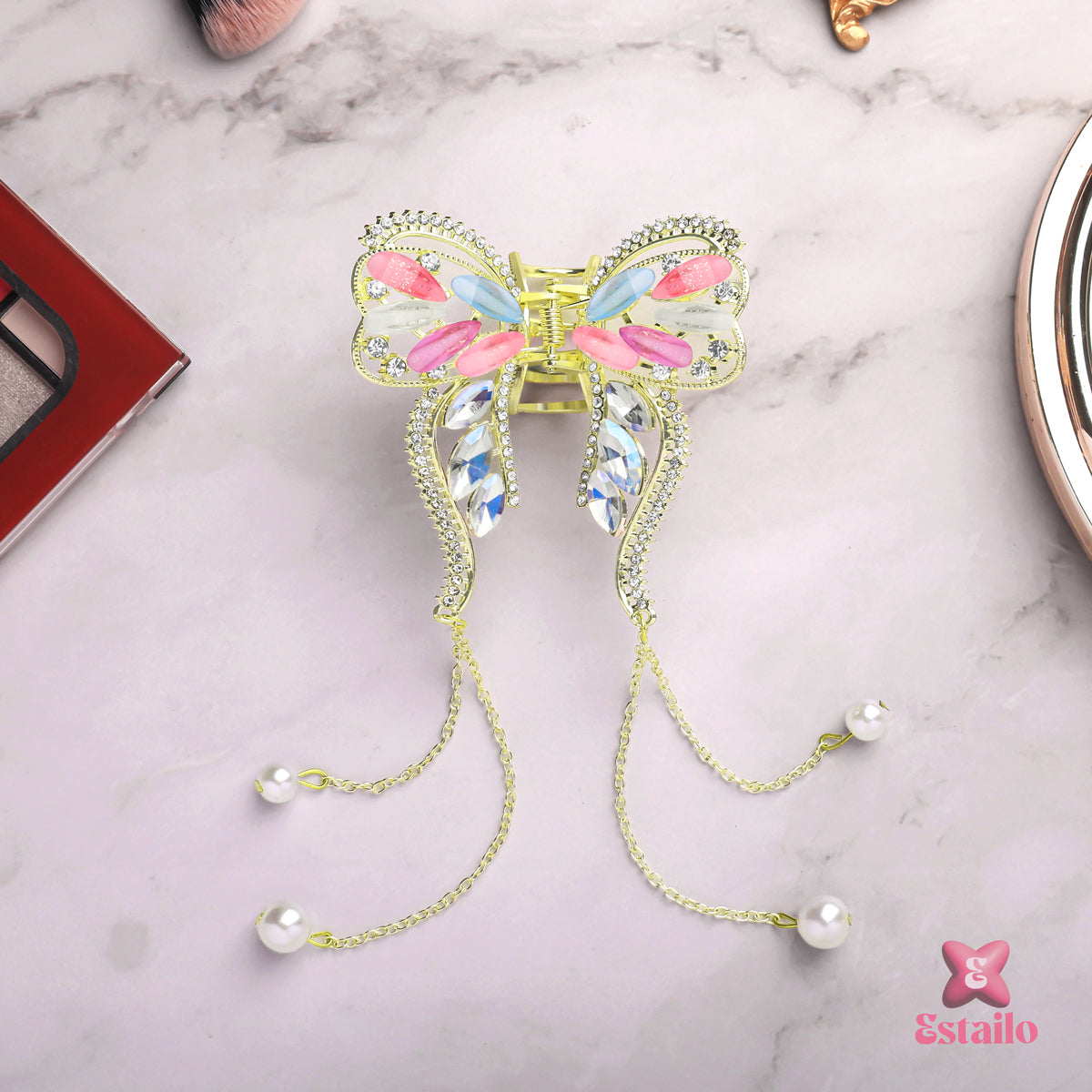 Luminous Flutter Hair Claw