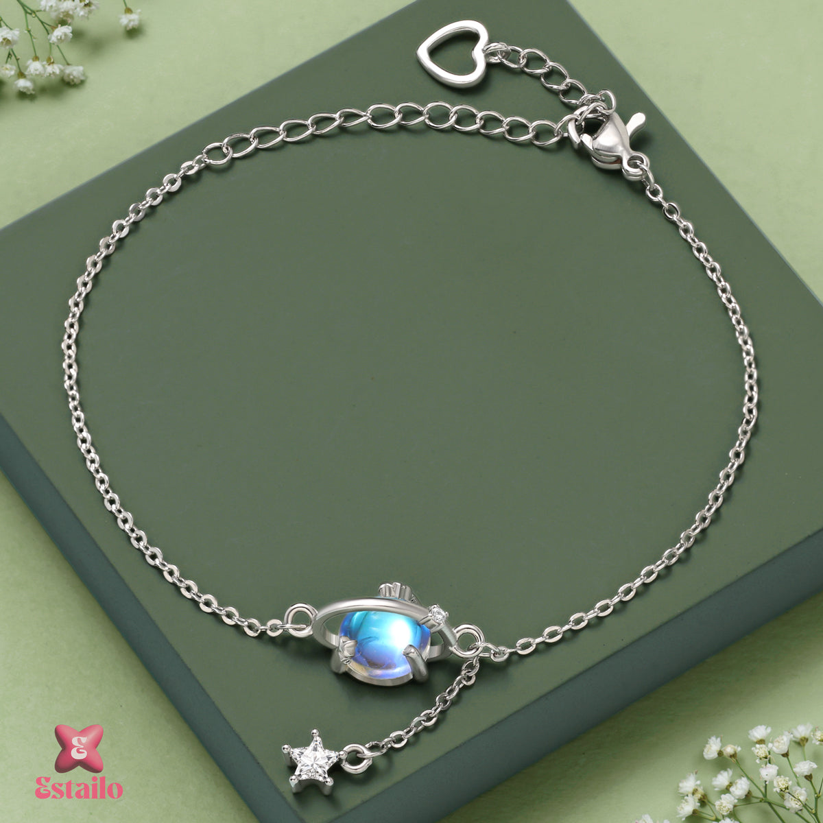 Moon Orbit Chain Bracelet
