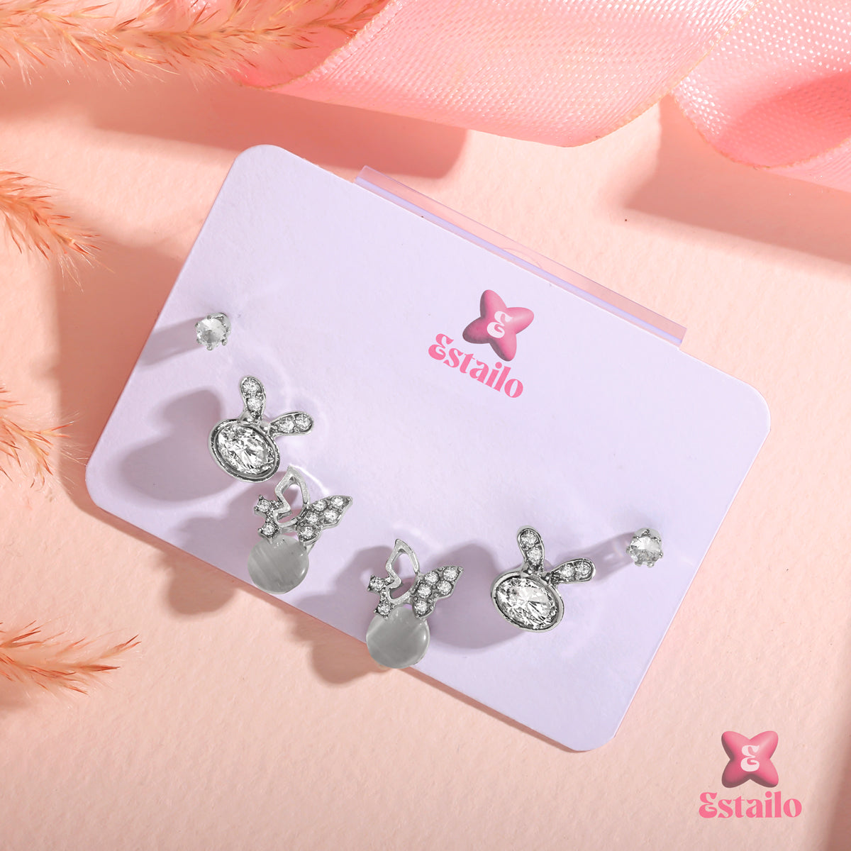 Bunny & Belle Studs Earrings