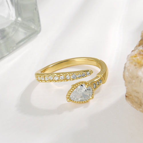 Opal Aura Twist Ring