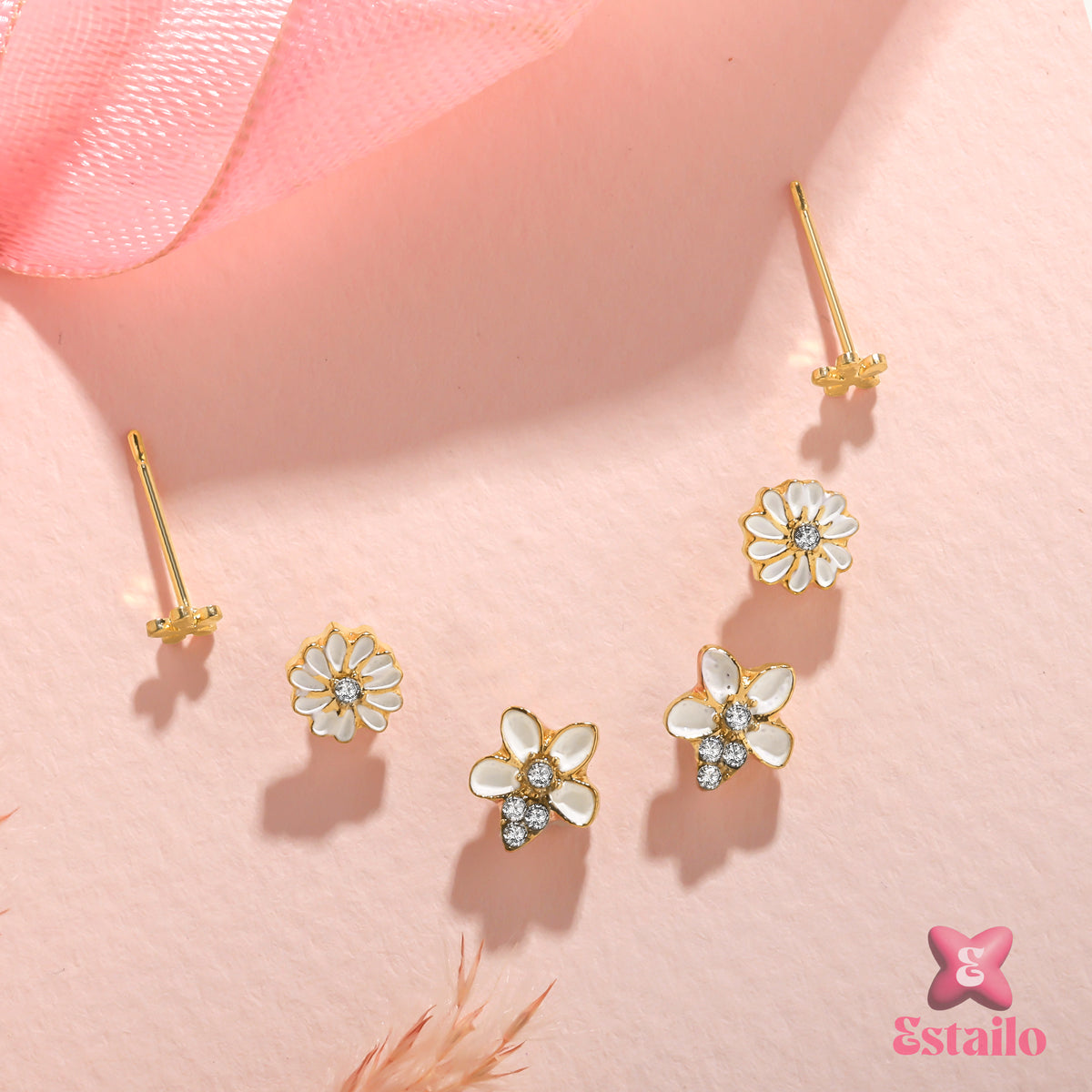 Petal & Sparkle Earrings