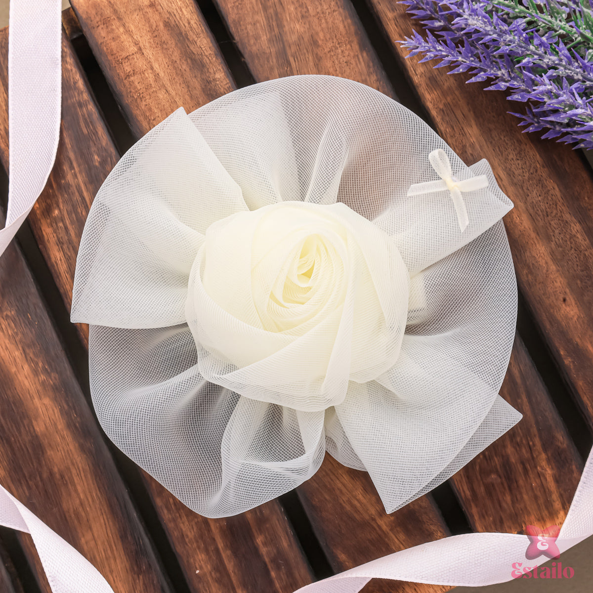 Pure Grace Tulle Rosette